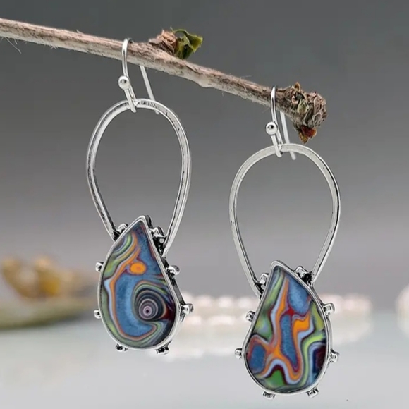 Statement Drop Earrings - Picture 2 of 16